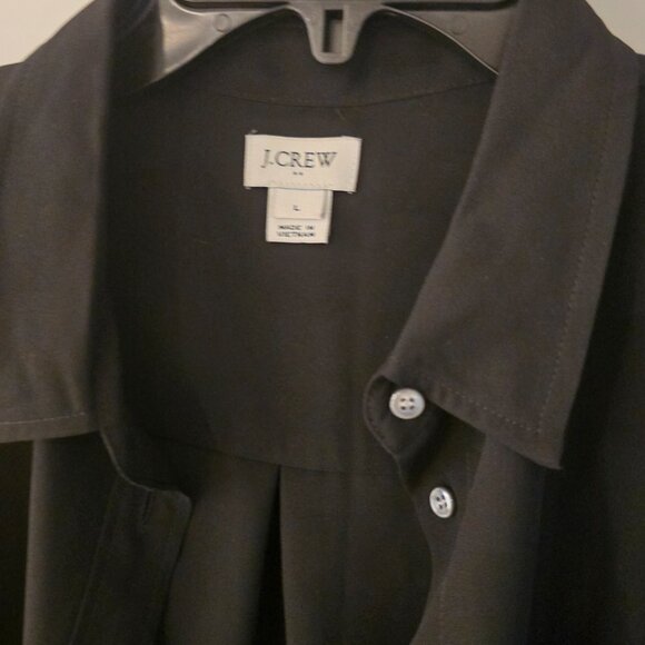 EXCELLENT J CREW WOMEN'S SLEEVELESS BUTTON FRONT TOP BLOUSE SHIRT - LARGE - Picture 2 of 2